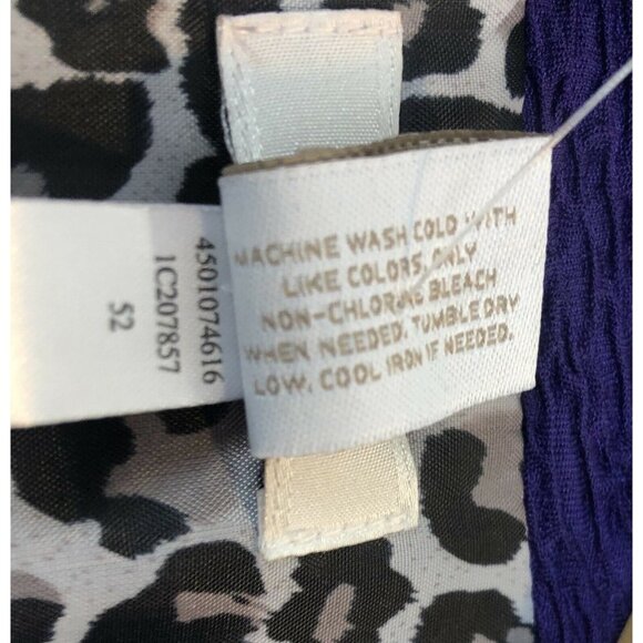 Chico's Purple Toby Textured Blazer African Amethyst US Small Chicos Size 0 NWT - Picture 8 of 9